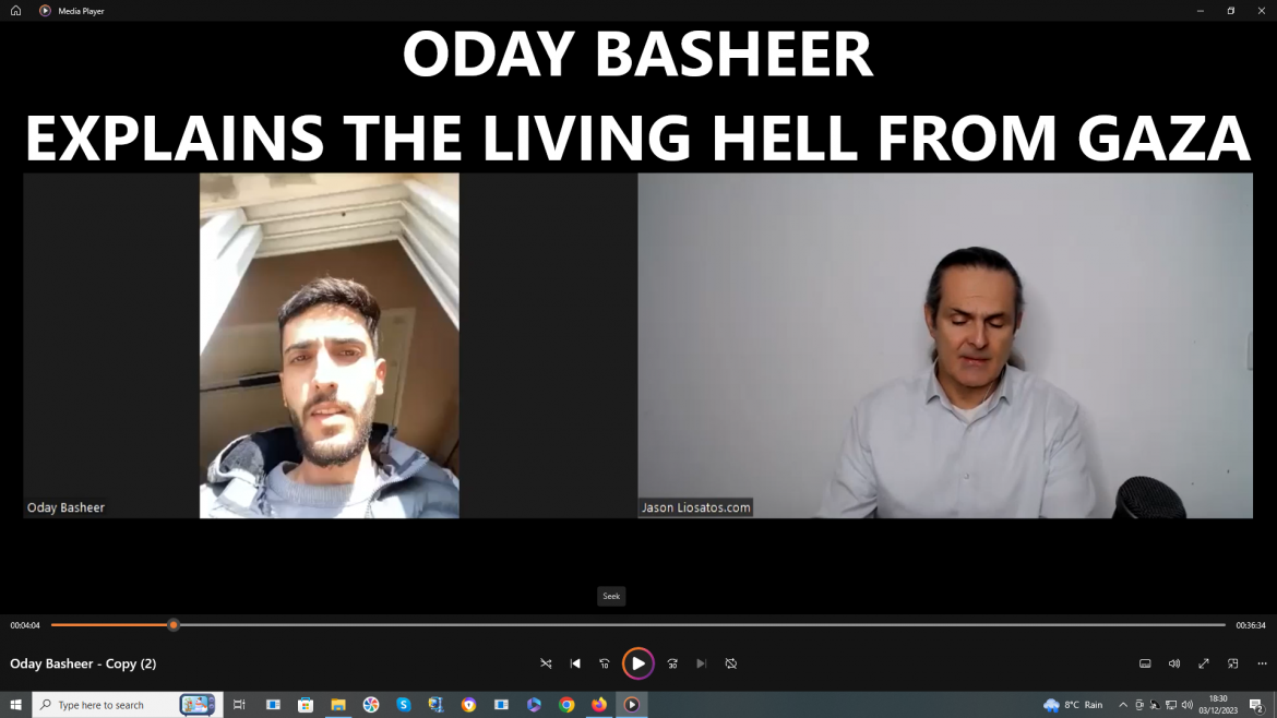 Oday Basheer – Explains The Living Hell From Gaza