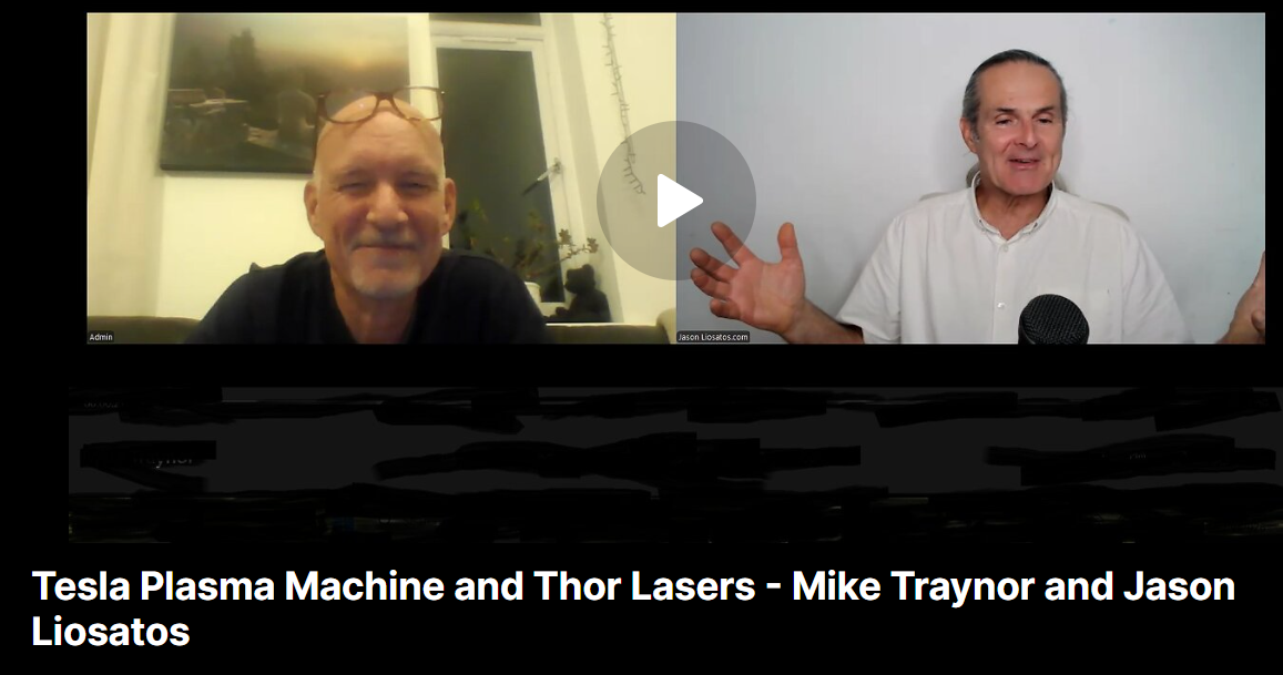Tesla Plasma Machine and Thor Lasers – Mike Traynor and Jason Liosatos